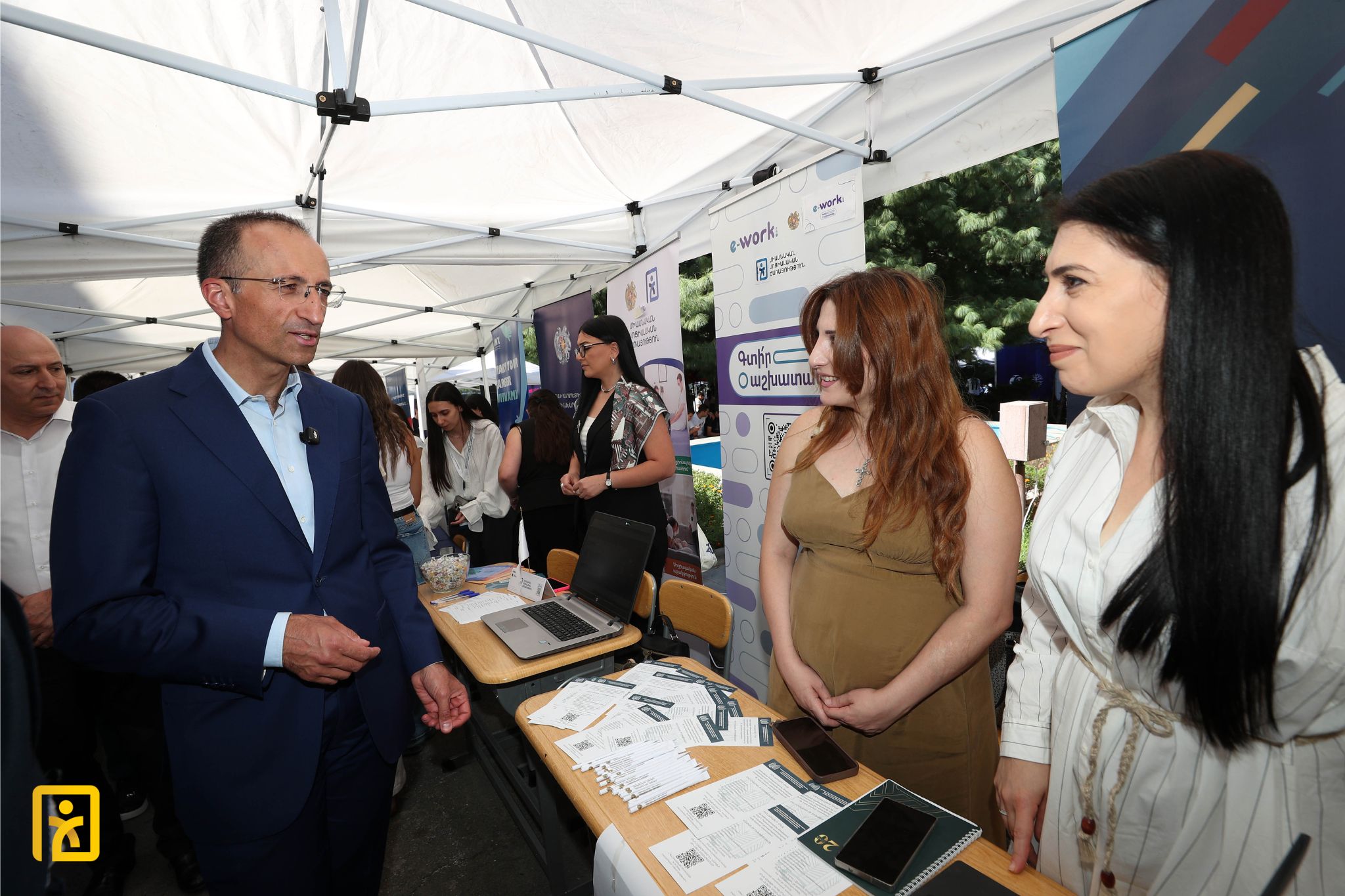 Minister of Labor and Welfare Arsen Torosyan Attended Annual Job Fair