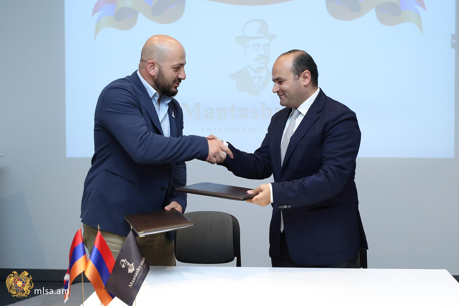 Համագործակցության հուշագիր՝ ԱՍՀՆ ու «Մանթաշյանց» գործարարների միության միջև