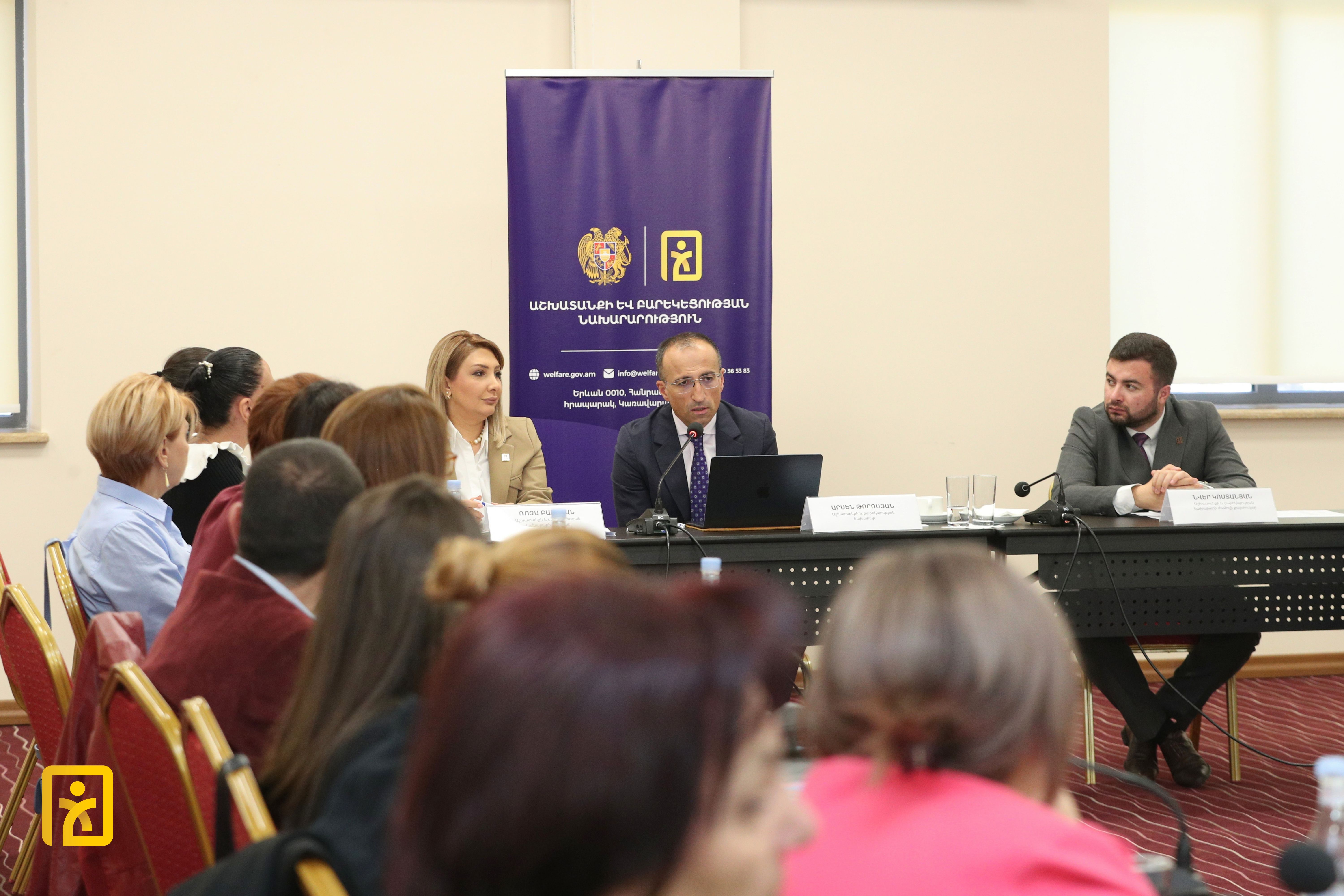 Նախարար Արսեն Թորոսյանի նախագահությամբ տեղի է ունեցել նախարարին կից հասարակական խորհրդի հերթական նիստը